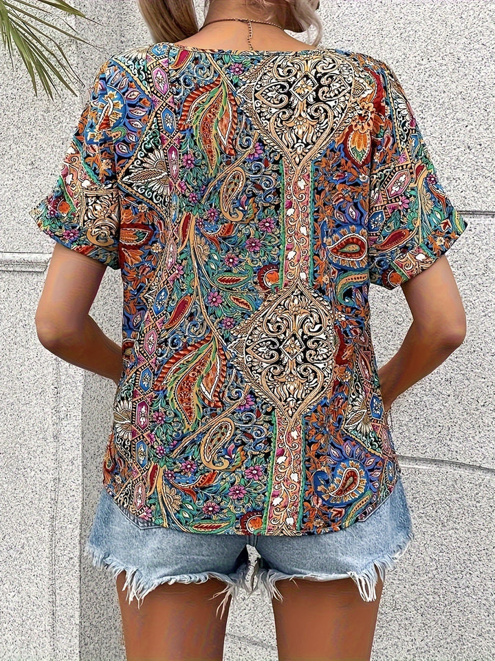 Zyra™ | Blusa con cuello en V