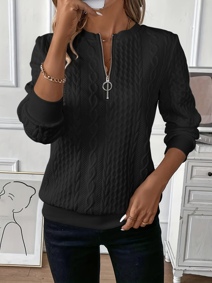 Vivienne | Jersey elegante con cremallera