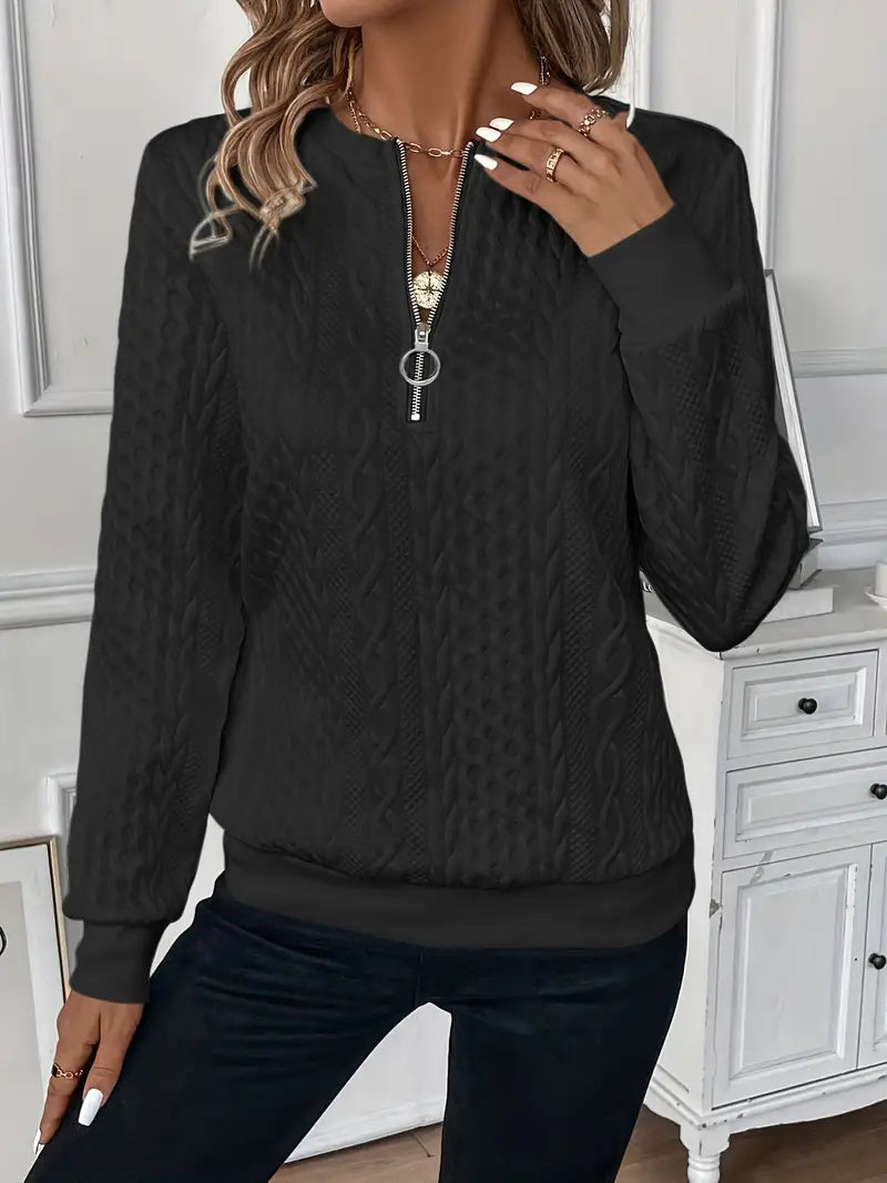 Vivienne | Jersey elegante con cremallera
