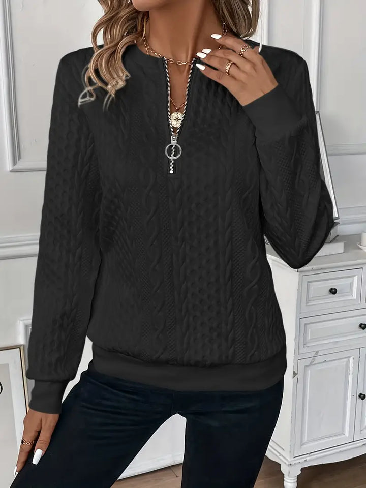 Vivienne | Jersey elegante con cremallera
