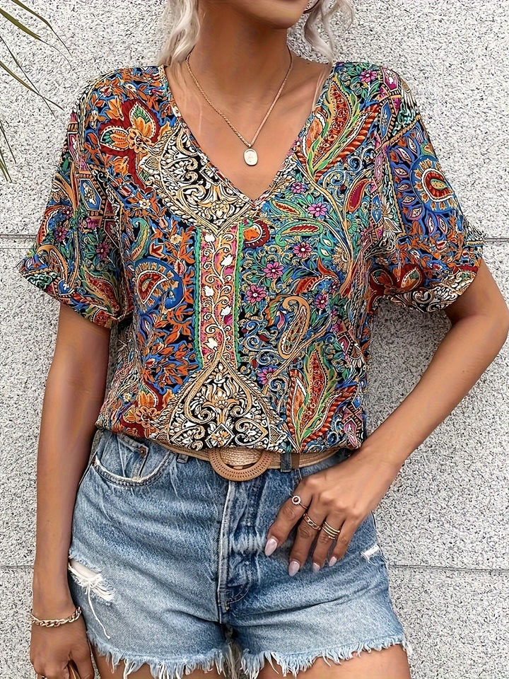 Zyra™ | Blusa con cuello en V