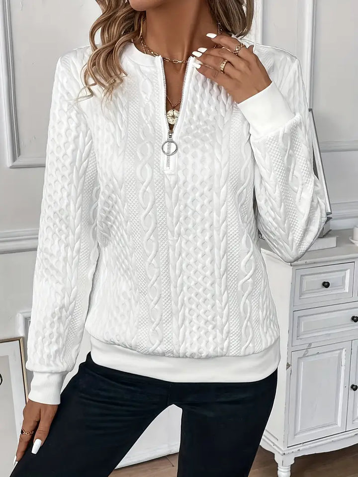 Vivienne | Jersey elegante con cremallera
