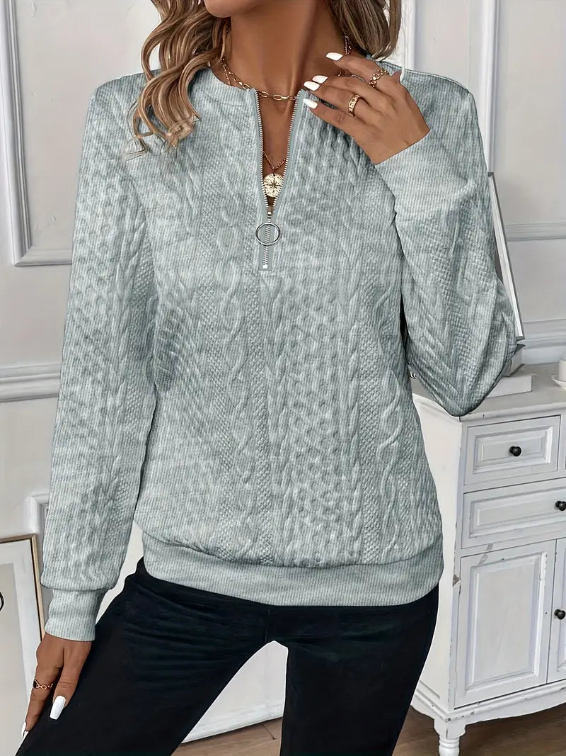 Vivienne | Jersey elegante con cremallera