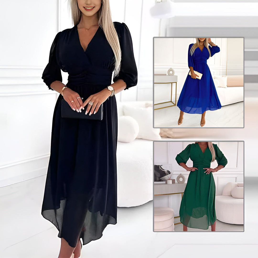 Ivette | Light Silk Chiffon Dress