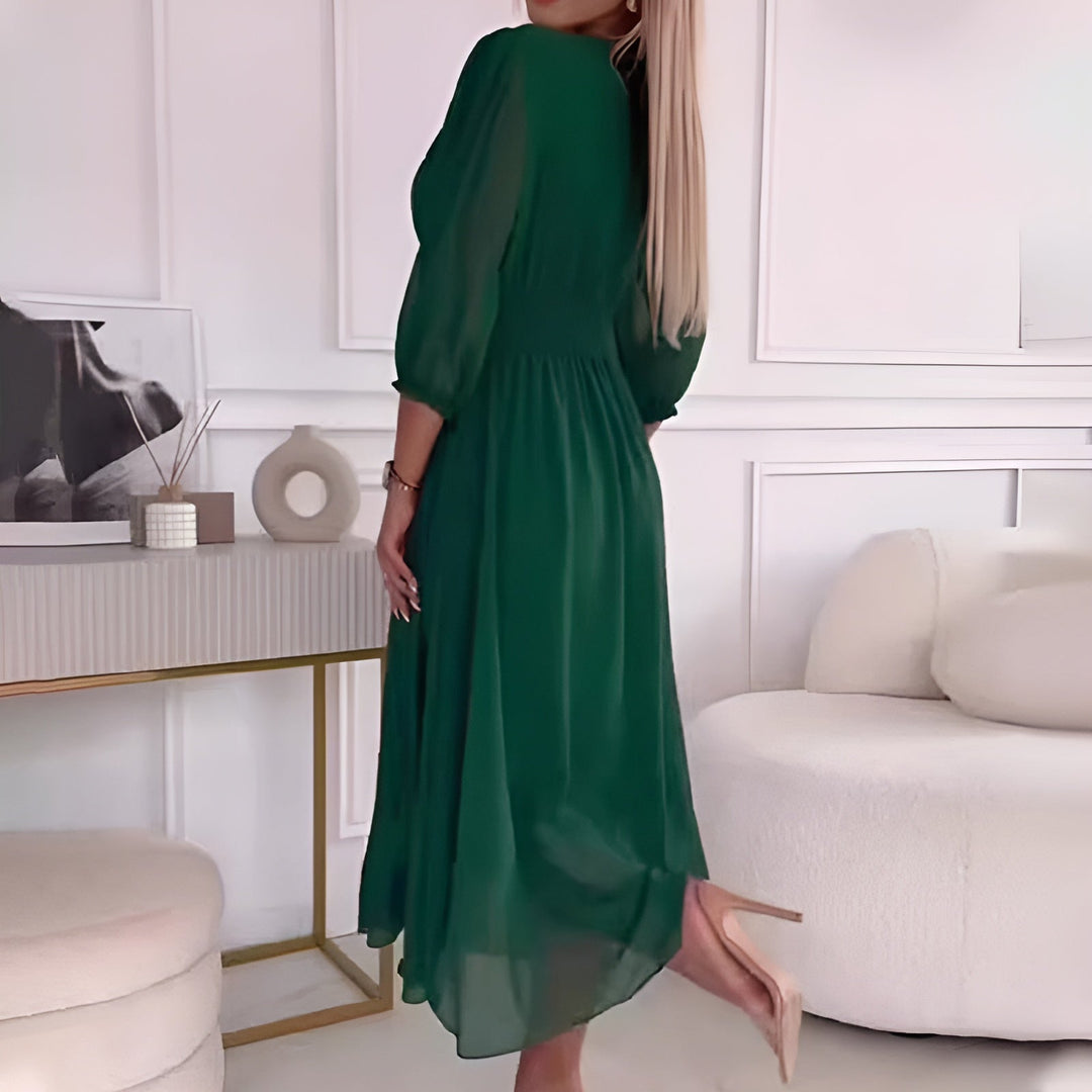 Ivette | Light Silk Chiffon Dress