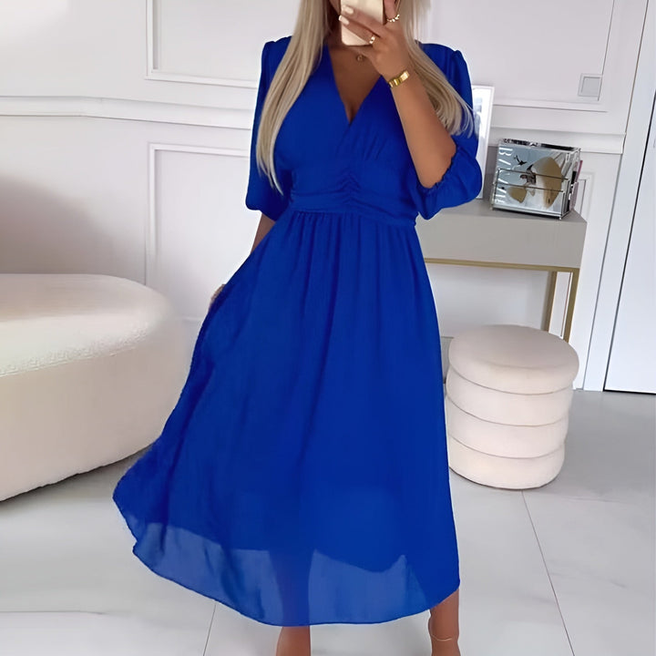 Ivette | Light Silk Chiffon Dress