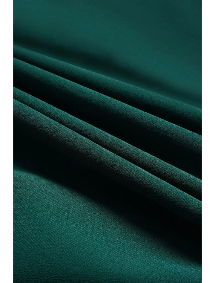 Elyiane™ | Elegante vestido largo de gasa con volantes